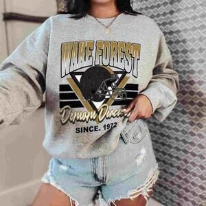 Wake Forest 1972, Retro Demon Deacons Football, Wake Forest Sweatshirt